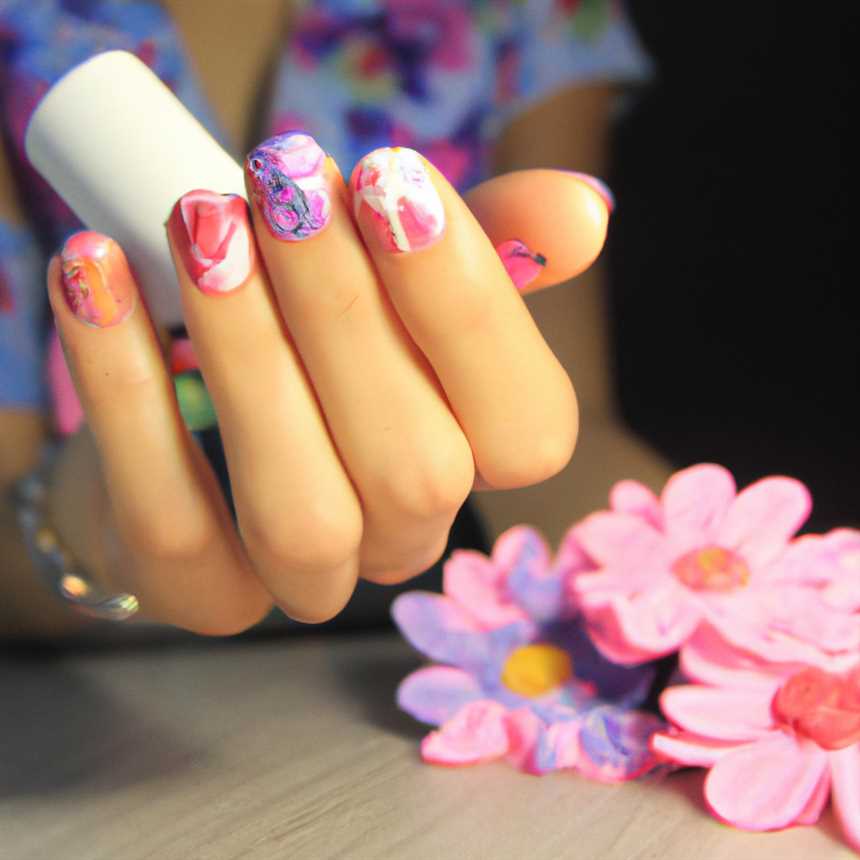 Оригинальный летний маникюр