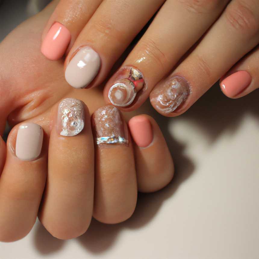 Шаги по созданию нежного маникюра в стиле скрапбукинга