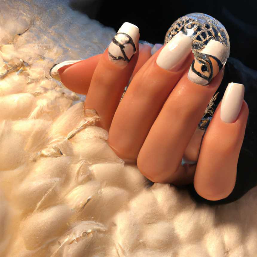 Манекюр с эффектом хрома