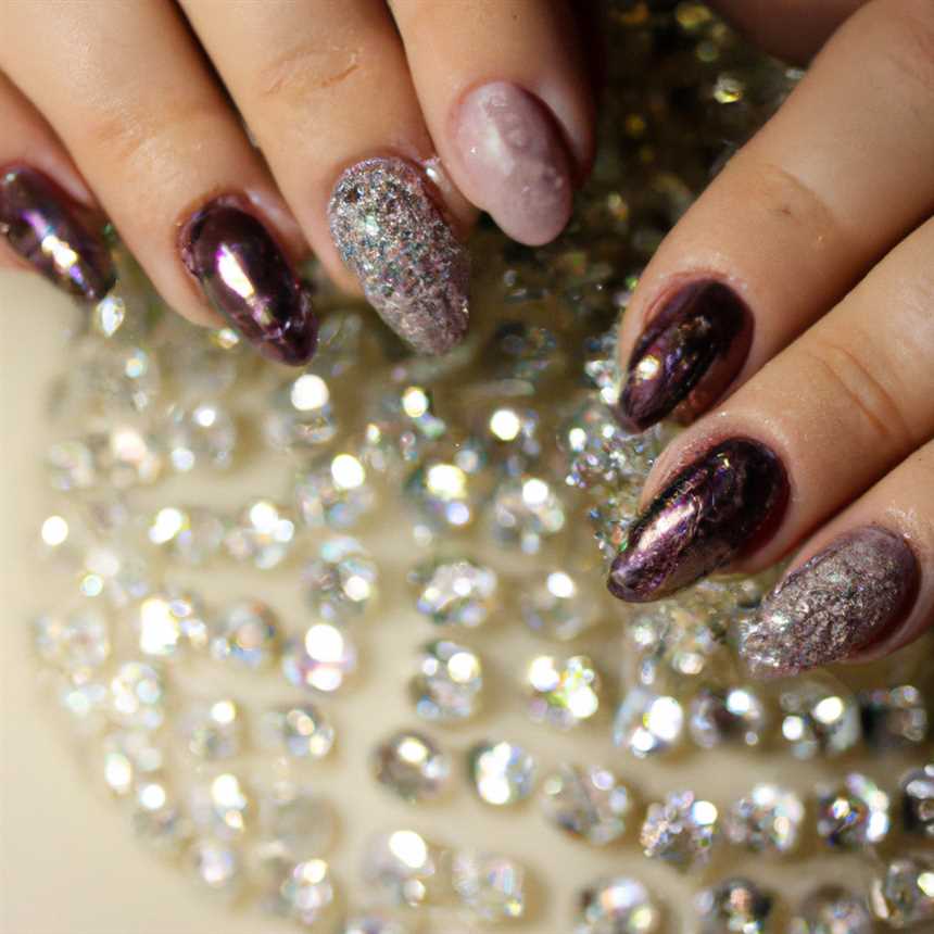 Преимущества маникюра с использованием страз и блесток