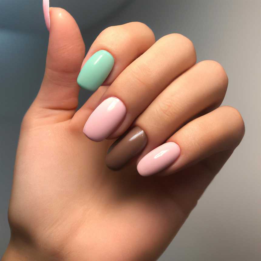 Французский маникюр с пастельной гаммой