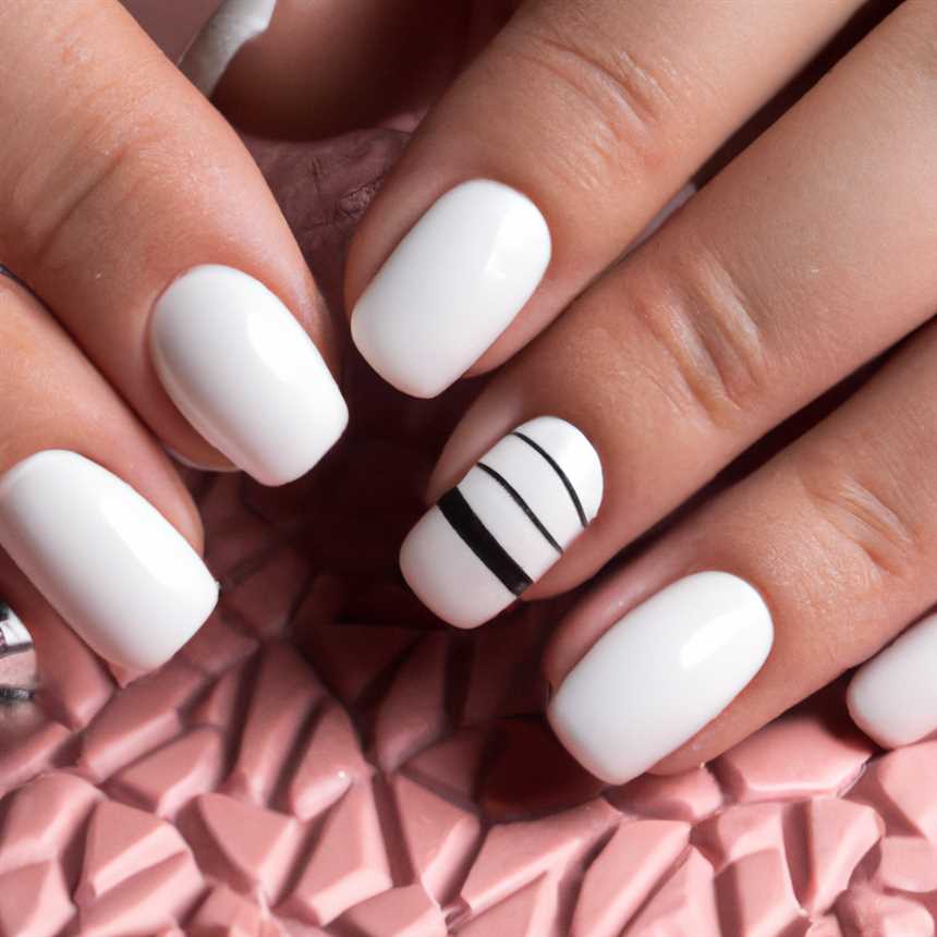 Френч-маникюр с декором: стильный акцент на ногтях