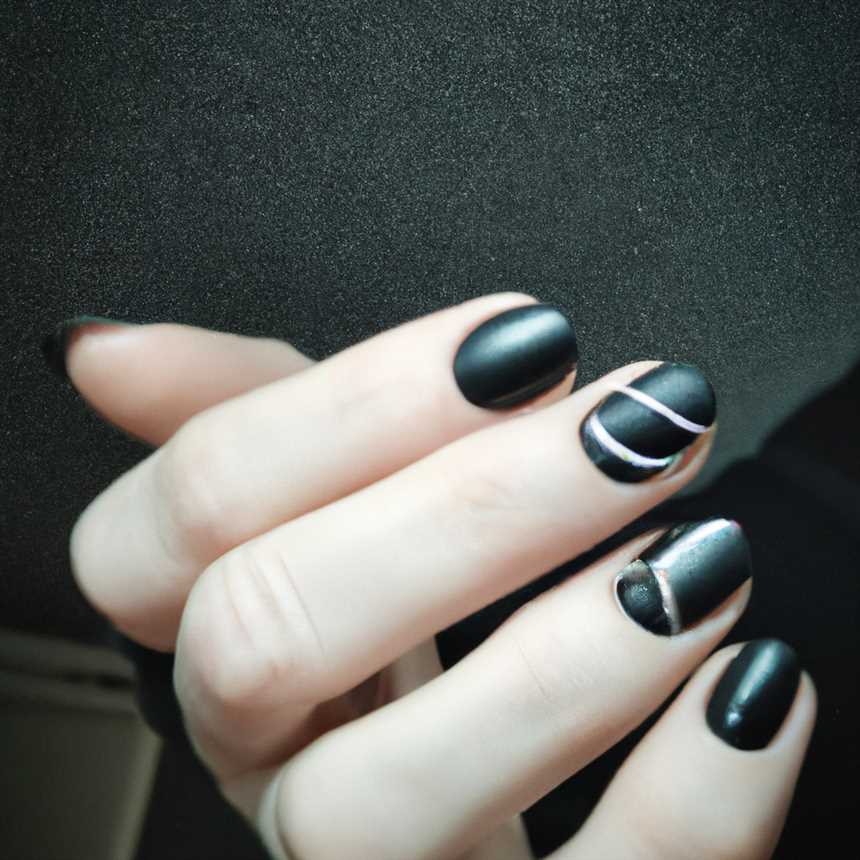 Черные ногти в искусстве маникюра: стильные идеи