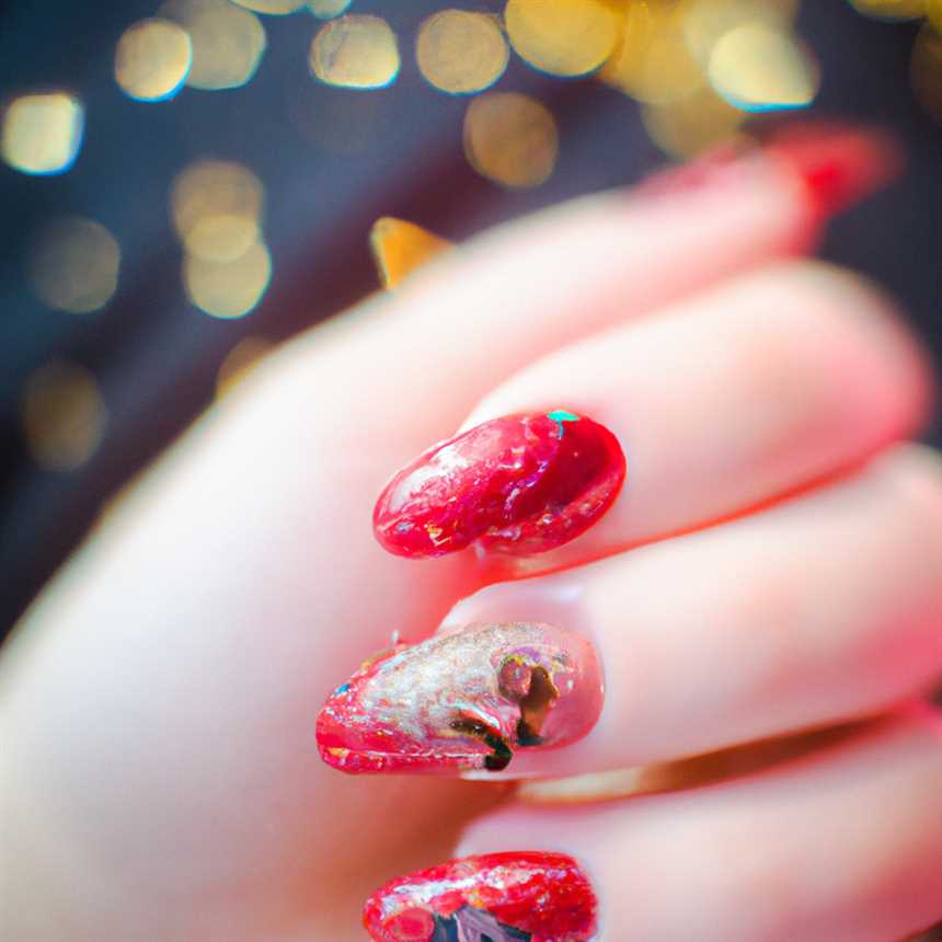 Глиттерный дизайн в виде звездного неба