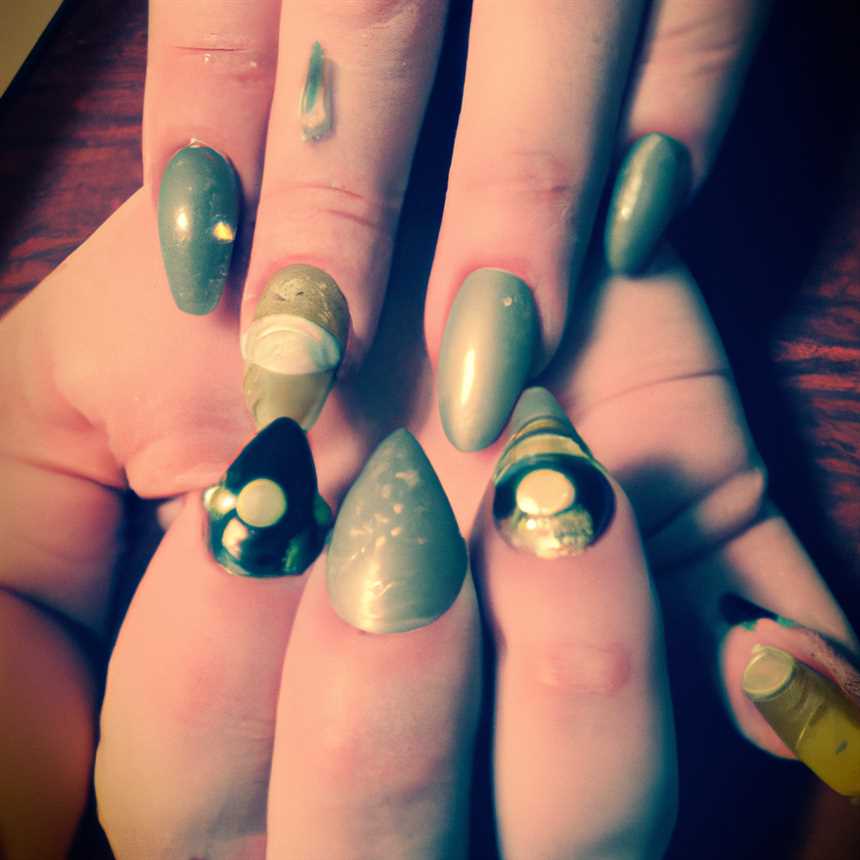 Блестящий и элегантный: стеклянные капли на ногтях