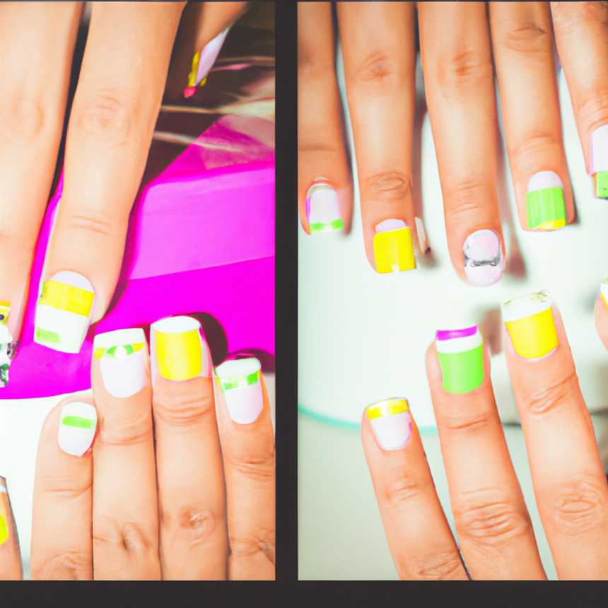 Освежающий стиль: летний маникюр с использованием неоновых цветов