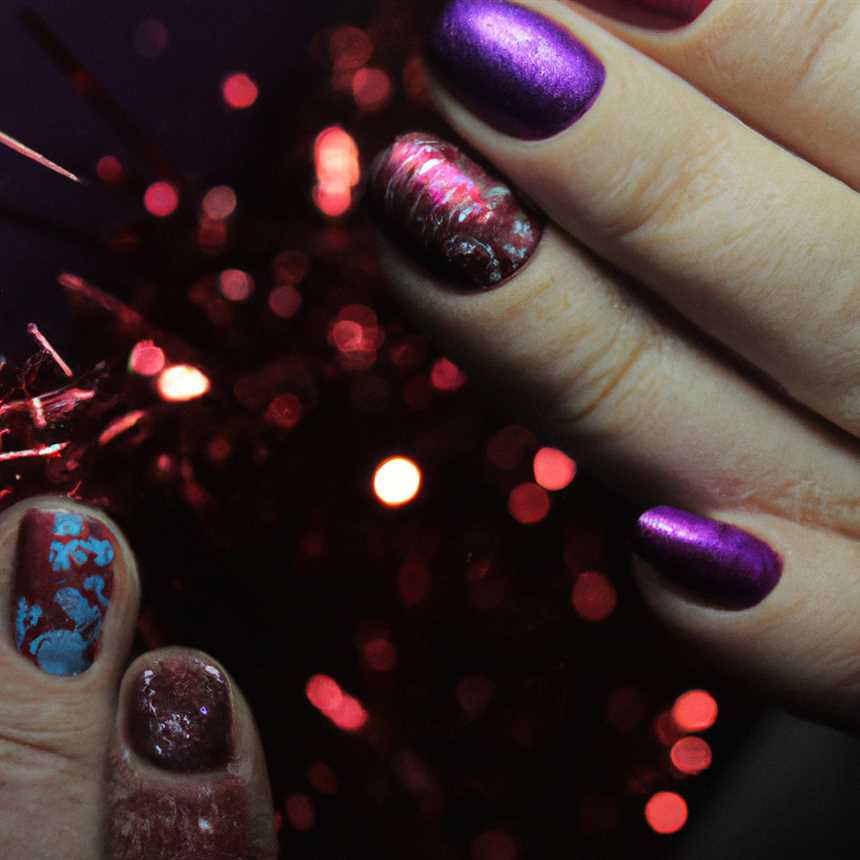 Модные новогодние узоры для маникюра