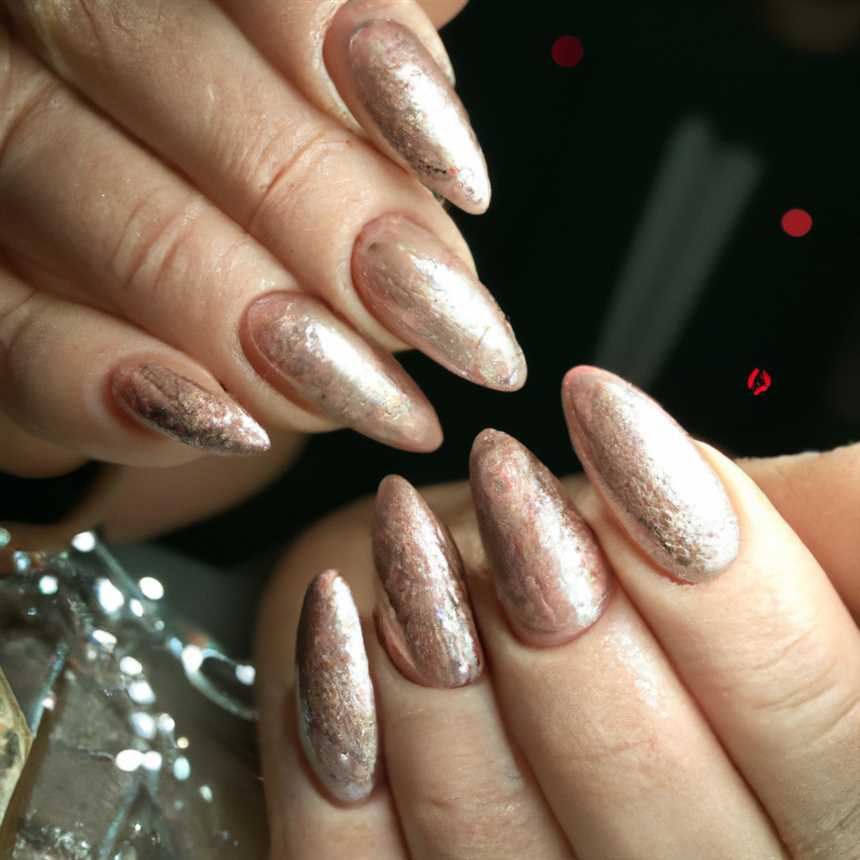 2. undefinedЗеркальная фольга</strong>«></p><p>Зеркальная фольга — это новый тренд, который добавляет неповторимый металлический блеск на ногтях. Вы можете использовать готовые самоклеящиеся полоски фольги или нарезать ее на небольшие кусочки и нанести на ноготь с помощью специального клея.</p><h3>3. <strong>Мраморный эффект</strong></h3><p>Мраморный эффект — это модный и стильный способ украсить ногти. Вы можете создать его, используя специальные гель-лаки или обычные лаки для ногтей. Нанесите базовый цвет, затем с помощью тонкой кисточки или маркера нарисуйте мраморные вены разными оттенками и тонкими линиями.</p><h3>4. <strong>Водные рисунки</strong></h3><p>Водные рисунки на ногтях создают невероятно красивый и эффектный вид. Для этого нанесите на ноготь несколько капель акриловой краски разных цветов, затем ножом или зубной щеткой создайте узор или абстрактное пятно, нанесите топовое покрытие и наслаждайтесь результатом.</p><h3>5. <strong>Растительные мотивы</strong></h3><p><img decoding=