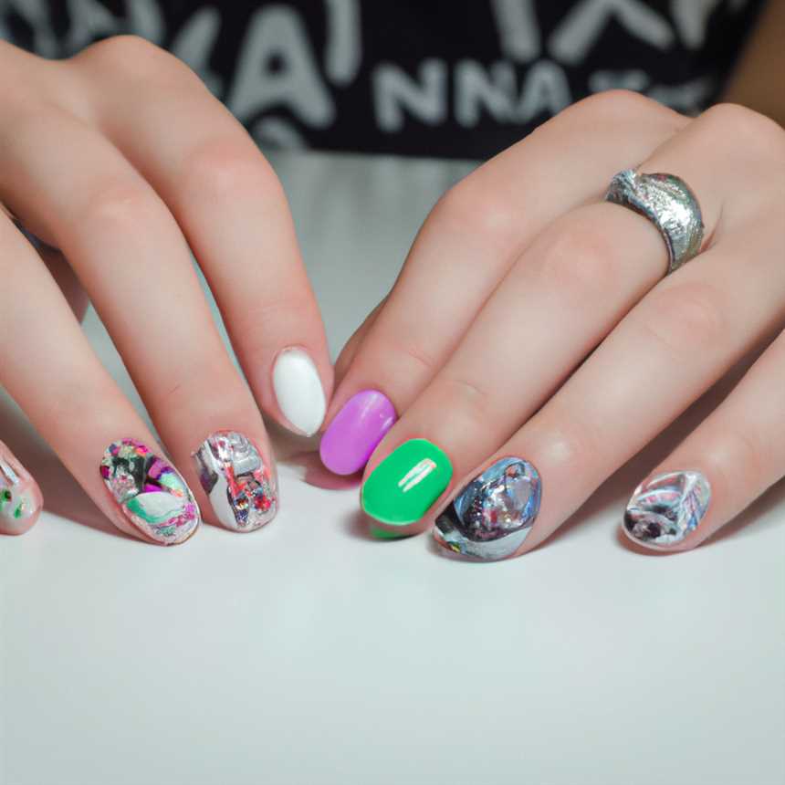 Летний маникюр: модные идеи с мраморными узорами
