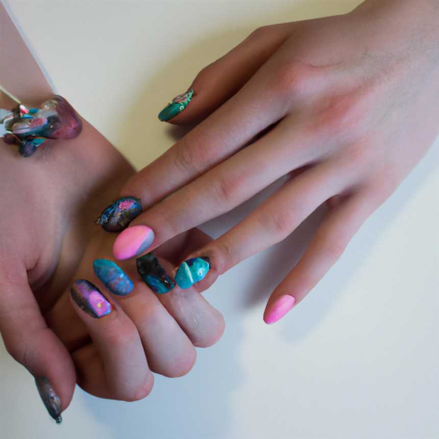 Легкие шаги для создания мраморного маникюра в домашних условиях