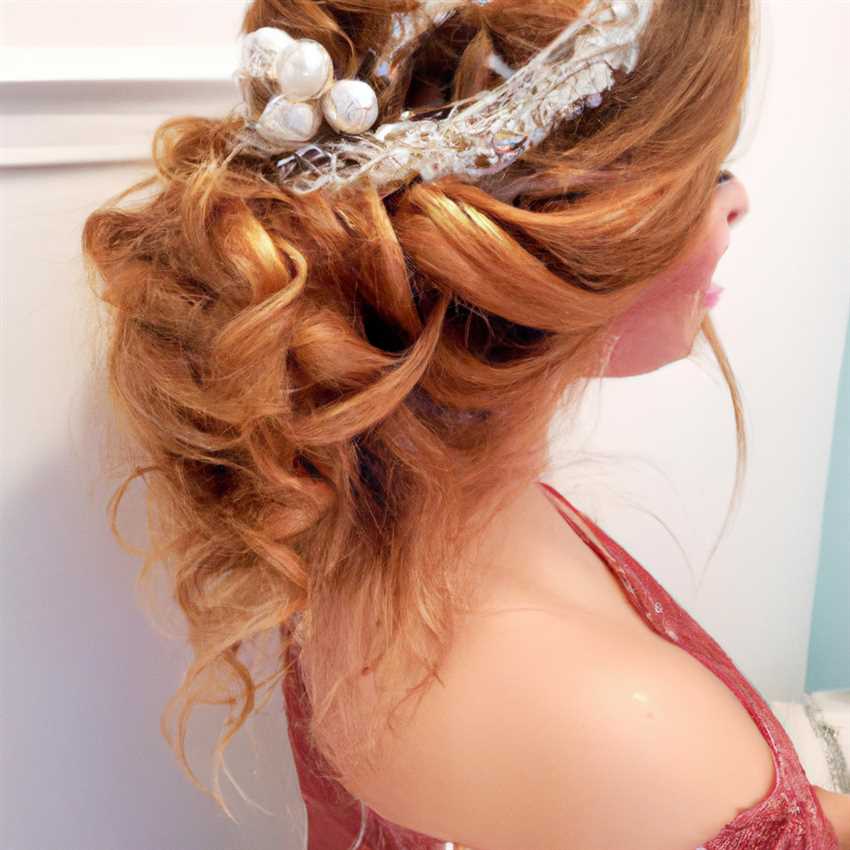 4. Низкий пучок с аксессуарами