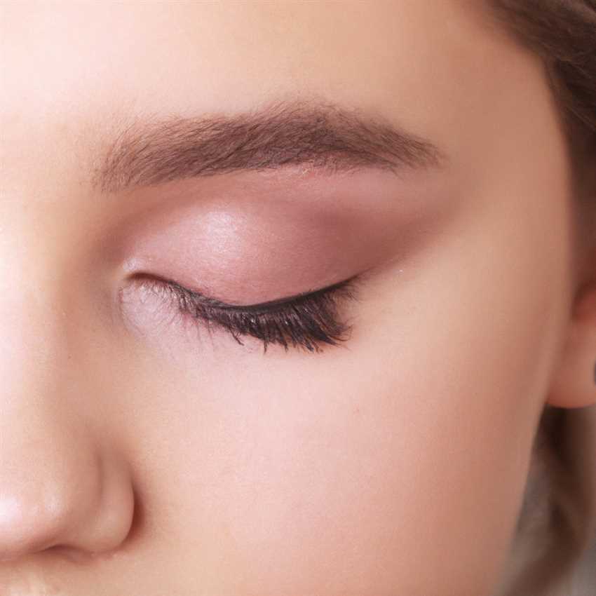 Нанесение теней на веки