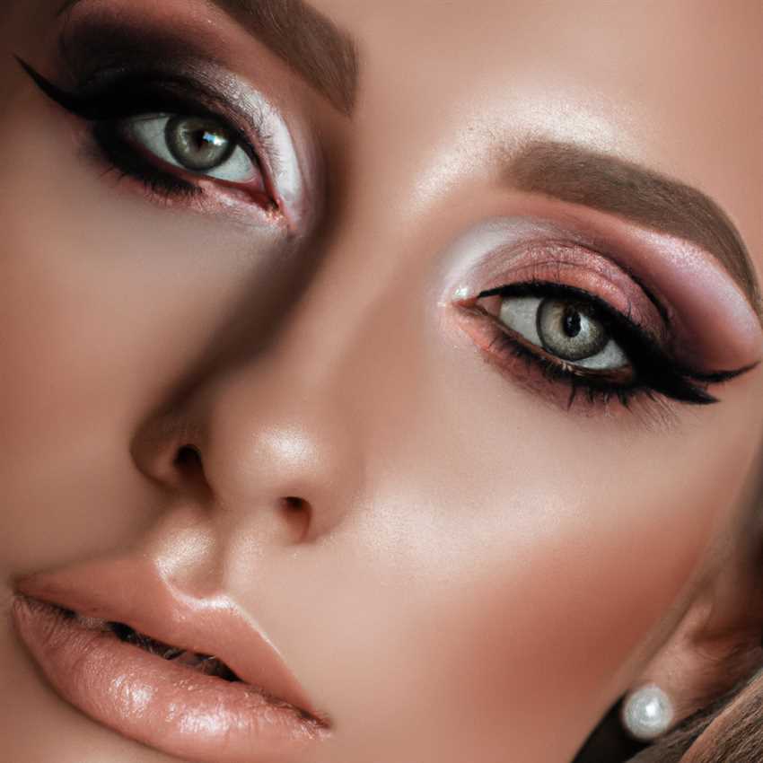Легкий макияж с прикосновением гламура