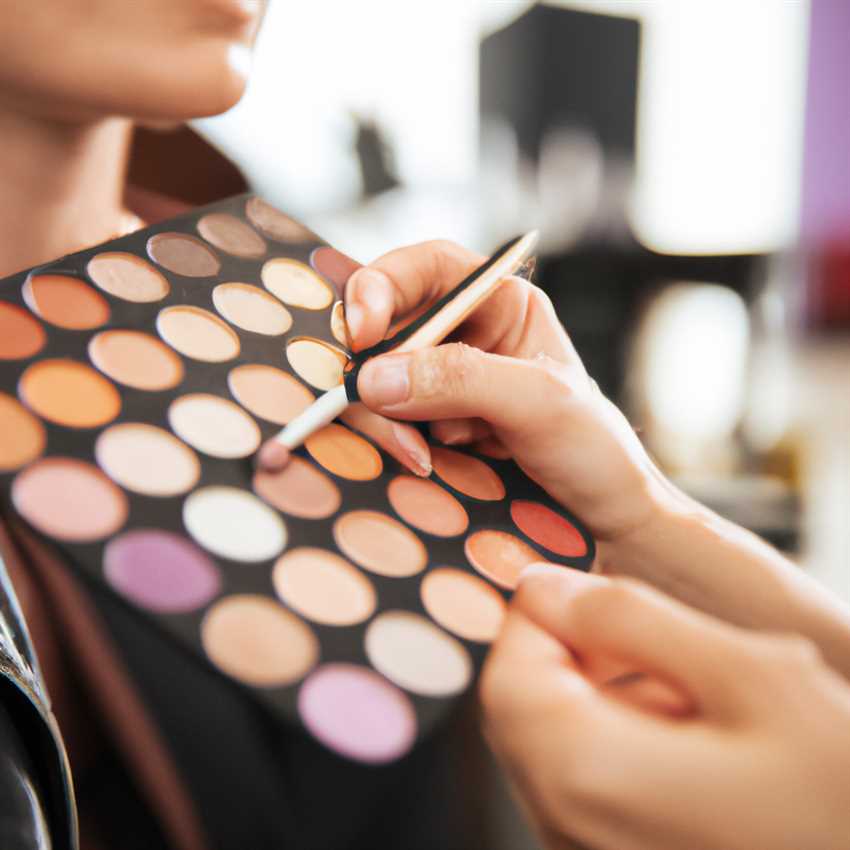 Создание профессионального макияжа с использованием теней