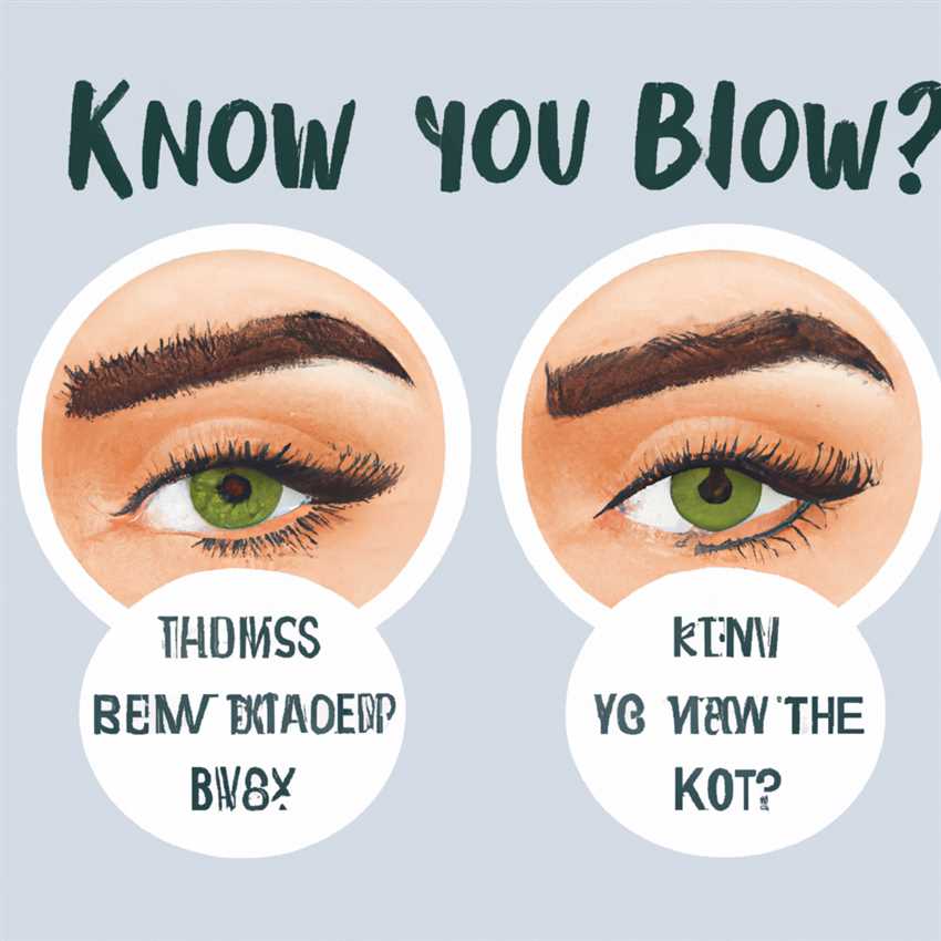 Техника окрашивания бровей