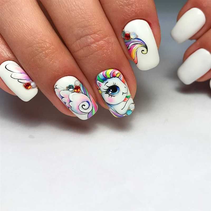 Создание самого милого новогоднего детского маникюра с магическими единорогами и кроликами-снеговиками. Волшебные единороги и кролики-снеговики: самые милые персонажи для новогоднего детского маникюра