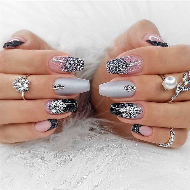 Волшебные маникюрные тренды для детей: модные идеи новогоднего маникюра с использованием блесток и оригинального дизайна